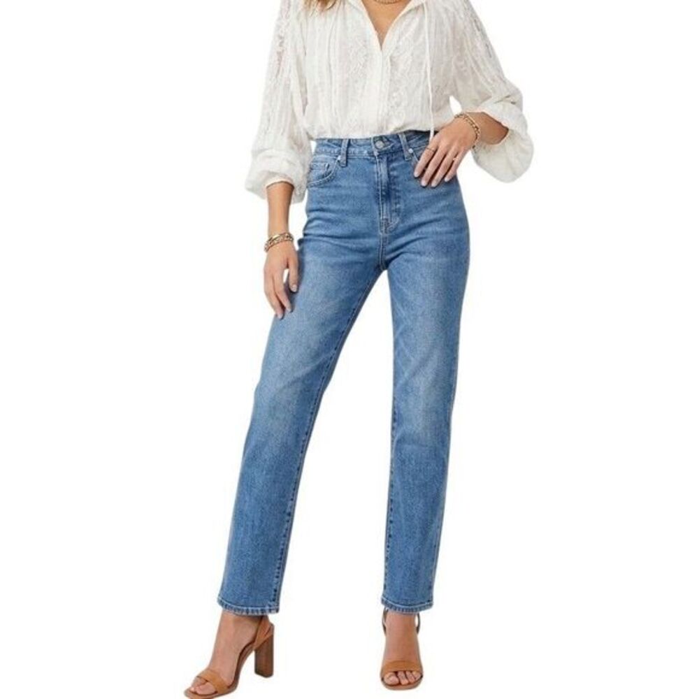BP. Womens Jeans High Rise Light Blue Streetwear Straight Leg Trendy Size 29